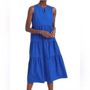 Banana Republic Tiered Sleeveless cotton midi dress Sz S Size 4-6